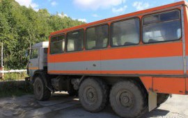 Аренда вахтового автобуса вездехода 43101