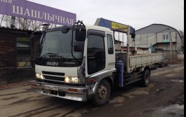 Услуги манипулятора-крана заказ грузоперевозки