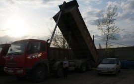 Услуги перевозки самосвалом faw 30тонн