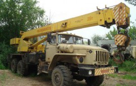 Аренда автокрана КС-45721 УРАЛ вездеход