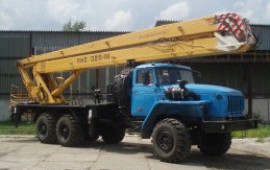 Аренда автовышки 28м