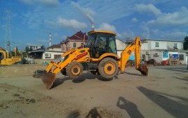 Выполню работы на экскаваторе погрузчике JCB