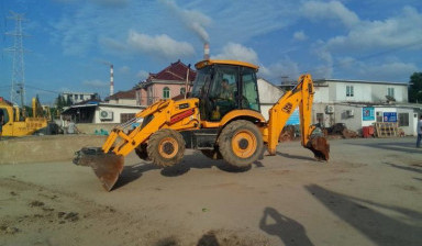 Выполню работы на экскаваторе погрузчике JCB