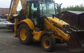Аренда экскаватора погрузчика NEW Holland