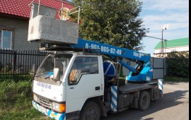 Услуги автовышки. Вышка 14 метров.