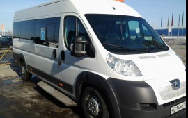 Заказ микроавтобуса автобуса от 13 до 45 мест