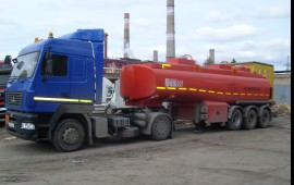 Автоцистерны для перевозки нефтепродуктов, химии