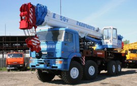 Автокран 50 тонн. Аренда. Услуги спецтехники.