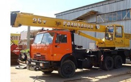Аренда автокрана 25тн