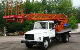 Авто вышка телескоп 18м