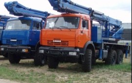 Автовышка АГП аренда Камаз