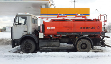 Перевозка светлых нефтепродуктов бензовоз