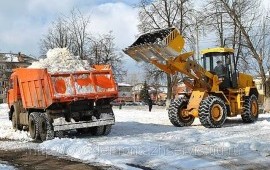 Услуги по складированию снега