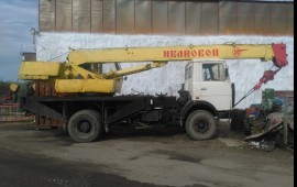 Автокран 14 тонн, кран Ивановец