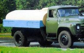 Доставка технической воды. Автоцистерна водовоз