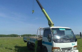 Услуги манипулятора борт 5т, стрела 3т.