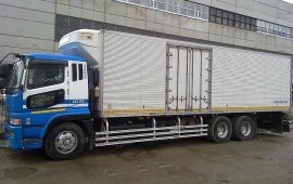 Грузоперевозки фургонами с реф. режимом от плюс 25 до минус