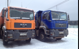Самосвалы 20 м.куб.
