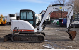 Услуги миниэкскаватора bobcat341