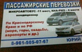 ПАССАЖИРСКИЕ ПЕРЕВОЗКИ