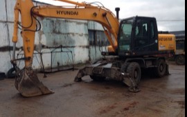 Аренда колесного экскаватора Hyundai r170