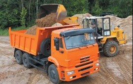 Песок строительный, гранит щебень и др Самосвалы 10-25 тонн.