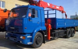 Аренда манипулятора на базе КАМАЗ в Прибрежном