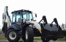 Услуги экскаватора-погрузчика Terex