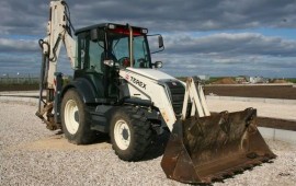 Аренда экскаватора погрузчика TEREX 860