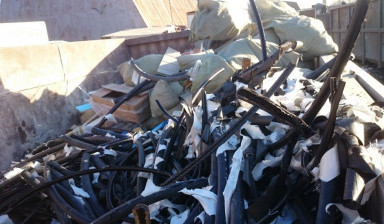 Прием мусора на газелях. Вывоз