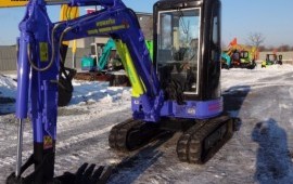 Аренда мини экскаватора услуги заказ в Сосновом Боре