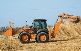 Услуги экскаватора погрузчика case