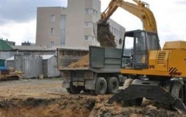 Аренда колесного полноповоротного экскаватора