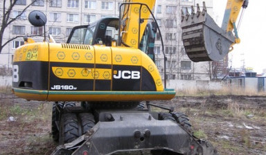 Аренда колесного экскаватора