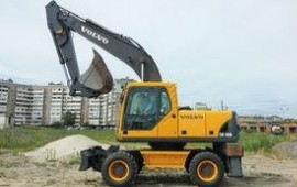 Аренда колесного экскаватора Volvo EW 180C