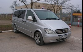 Аренда микроавтобуса Мерседес Вито в Крыму в Евпатории