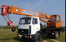 Услуга аренда автокрана 16т. 18м.