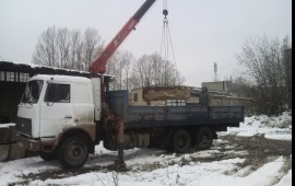 Услуги манипулятора МАЗ-6303 . 12 тонн.