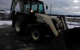Аренда экскаватора погрузчика terex860sx новосибир