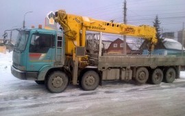 Аренда самогруза стрела 7- 10 тонн