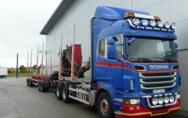 Лесовоз Scania 730