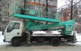 Аренда автовышки 18м