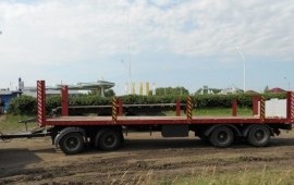 Прицеп четырехосный, пневмо подвеска BPW