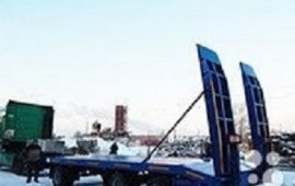 Низкорамный прицеп трал