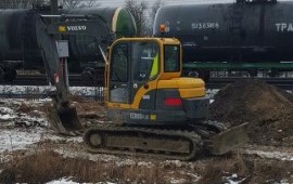 Аренда экскаватора Volvo ECR88