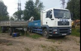 Манипулятор ferrari 715 на базе MAN TGA28.390
