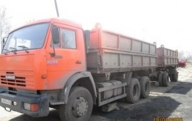 Камаз 45143 с прицепом
