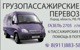 Грузопассажирские перевозки 6+1