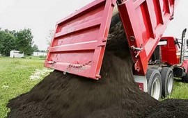 Доставка чёрного грунта для благоустройства
