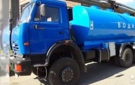 Доставка воды водовозом 7.5 кубов